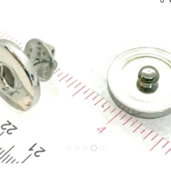 Uni of Cincinnati Bearcats Snap pin 20mm fit Gingersnaps brooch College sports - Picture 3 of 4